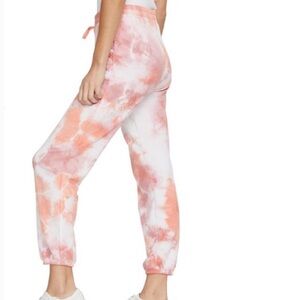 Michael Stars Orange Tie Dye Sweatpants- Size L